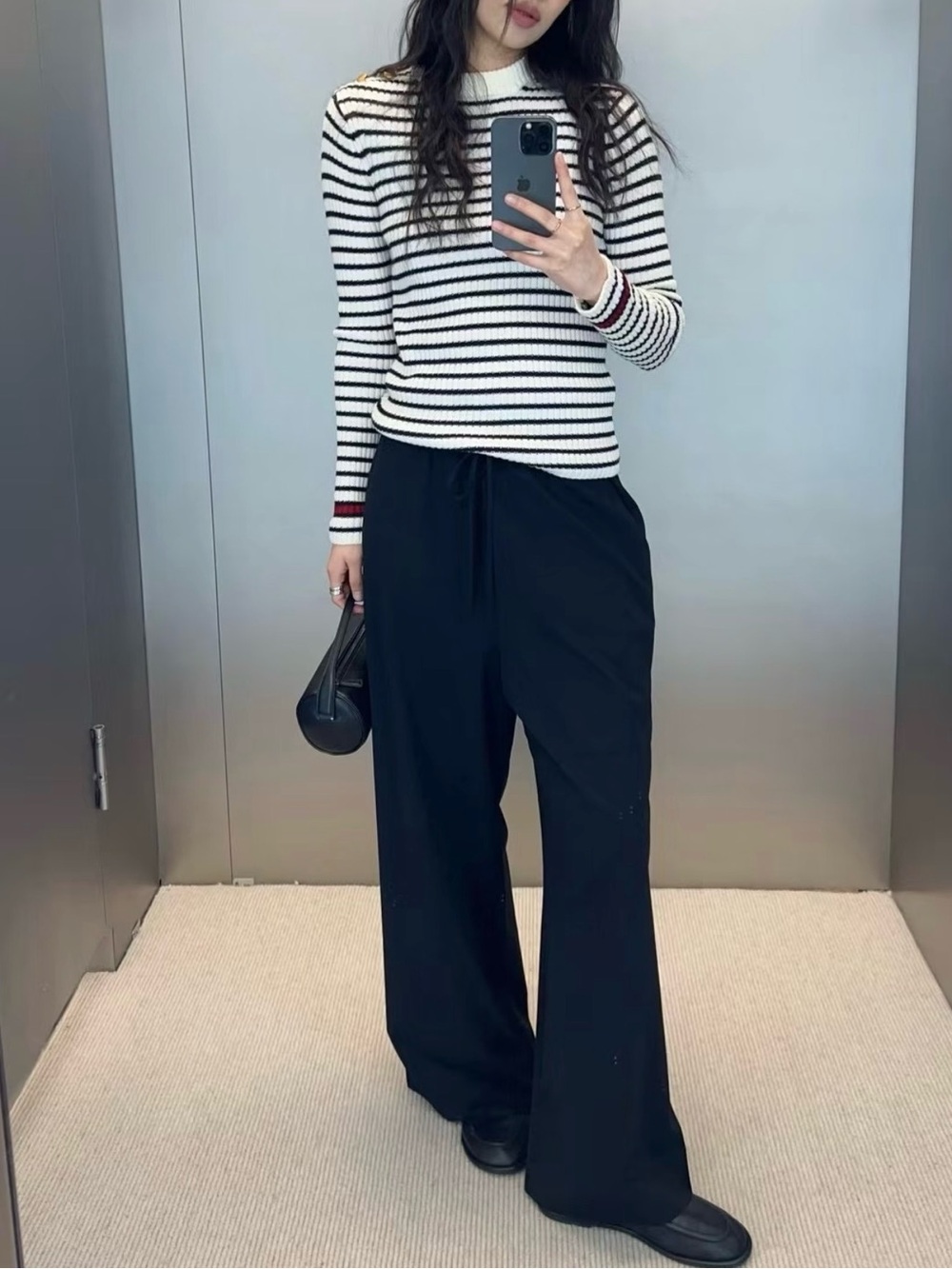 NWT Maxmara Lari Wool Strips Sweater -size S